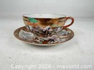 MaxSold Auction: Antique Japanese, thin, porcelain teacup hand, painted hand sign - Concord (California, USA) SELLER MANAGED Estate Sale Online Auction - Landana Drive