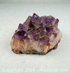 MaxSold Auction: Large, dark, purple, amethyst, geode specimen with citrine spots - Concord (California, USA) SELLER MANAGED Estate Sale Online Auction - Landana Drive