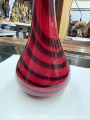 MaxSold Auction: Large hand blown glass swirl vase, MURANO? - Concord (California, USA) SELLER MANAGED Estate Sale Online Auction - Landana Drive