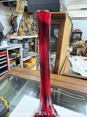 MaxSold Auction: Large hand blown glass swirl vase, MURANO? - Concord (California, USA) SELLER MANAGED Estate Sale Online Auction - Landana Drive