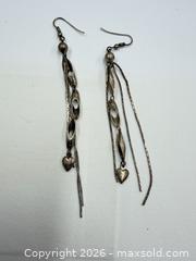 MaxSold Auction: Pair 925 handmade Sterling silver dangle earrings - Concord (California, USA) SELLER MANAGED Estate Sale Online Auction - Landana Drive