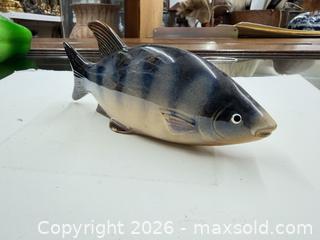 MaxSold Auction: Vintage painted decorative pottery fish - Concord (California, USA) SELLER MANAGED Estate Sale Online Auction - Landana Drive