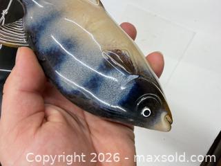 MaxSold Auction: Vintage painted decorative pottery fish - Concord (California, USA) SELLER MANAGED Estate Sale Online Auction - Landana Drive