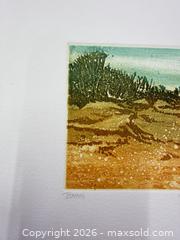 MaxSold Auction: Vintage Ruth Leaf Woodblock Print “Beach” 16/350 Signed - Concord (California, USA) SELLER MANAGED Estate Sale Online Auction - Landana Drive