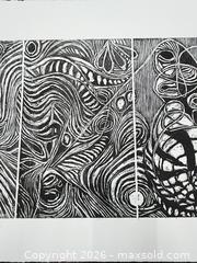 MaxSold Auction: Vintage Ruth Leaf Woodblock Print “Dream Entropy” Artists Proof UnSigned   - Concord (California, USA) SELLER MANAGED Estate Sale Online Auction - Landana Drive