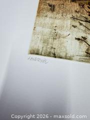 MaxSold Auction: Vintage Ruth Leaf Woodblock Print “Landscape” 13/100 Signed   - Concord (California, USA) SELLER MANAGED Estate Sale Online Auction - Landana Drive