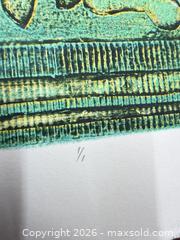 MaxSold Auction: Vintage Ruth Leaf Woodblock Print “Le Cirque Series” Artists Proof 1/1 Signed  - Concord (California, USA) SELLER MANAGED Estate Sale Online Auction - Landana Drive