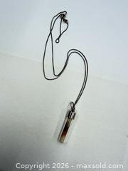 MaxSold Auction: Vintage sterling silver box chain necklace with pendant - Concord (California, USA) SELLER MANAGED Estate Sale Online Auction - Landana Drive