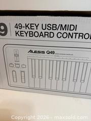 MaxSold Auction: Alesis Q49 Midi Keyboard with box - San Jose (California, USA) SELLER MANAGED Estate Sale Online Auction - South 16th Street