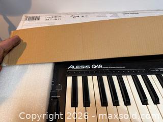 MaxSold Auction: Alesis Q49 Midi Keyboard with box - San Jose (California, USA) SELLER MANAGED Estate Sale Online Auction - South 16th Street