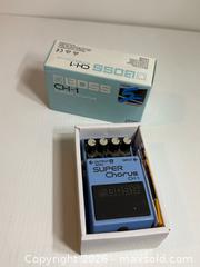 MaxSold Auction: Boss CH-1 Stereo Super Chorus Pedal - San Jose (California, USA) SELLER MANAGED Estate Sale Online Auction - South 16th Street