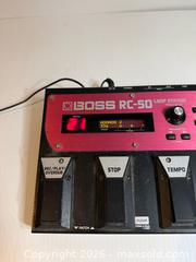 MaxSold Auction: "BOSS RC-50 Loop Station Phrase Recorder Multi-Track Looper Pedal - San Jose (California, USA) SELLER MANAGED Estate Sale Online Auction - South 16th Street