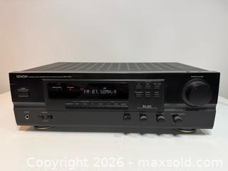 MaxSold Auction: Denon DRA-275R Precision Stereo Receiver AM/FM Radio - San Jose (California, USA) SELLER MANAGED Estate Sale Online Auction - South 16th Street