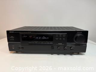 MaxSold Auction: Denon DRA-275R Precision Stereo Receiver AM/FM Radio - San Jose (California, USA) SELLER MANAGED Estate Sale Online Auction - South 16th Street