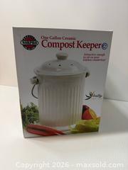 MaxSold Auction: NIB Compost Keeper White - San Jose (California, USA) SELLER MANAGED Estate Sale Online Auction - South 16th Street