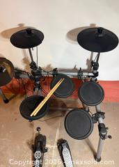 MaxSold Auction: Simmons SD500 5-Piece Electronic Drum Set - San Jose (California, USA) SELLER MANAGED Estate Sale Online Auction - South 16th Street