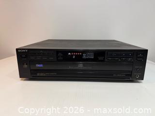 MaxSold Auction: Sony CDP-C215 5-Disc Carousel CD Player. - San Jose (California, USA) SELLER MANAGED Estate Sale Online Auction - South 16th Street