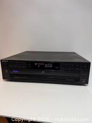 MaxSold Auction: Sony CDP-C215 5-Disc Carousel CD Player. - San Jose (California, USA) SELLER MANAGED Estate Sale Online Auction - South 16th Street