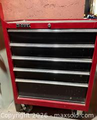 MaxSold Auction: Vintage Homak Toolbox Full of tools - San Jose (California, USA) SELLER MANAGED Estate Sale Online Auction - South 16th Street