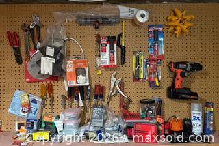MaxSold Auction: Wall of tools  - San Jose (California, USA) SELLER MANAGED Estate Sale Online Auction - South 16th Street