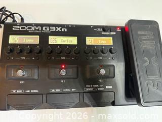 MaxSold Auction: Zoom G3Xn Multi-Effects Processor for electric guitar - San Jose (California, USA) SELLER MANAGED Estate Sale Online Auction - South 16th Street