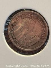 MaxSold Auction: 1919 Canada 5 Cent George V  Sterling Silver Five Cents - Aurora (Ontario, Canada) SELLER MANAGED Estate Sale Online Auction -  Closs Square