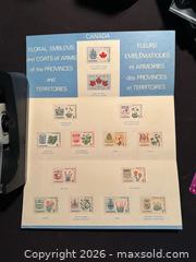 MaxSold Auction: 1967 Canada Post Souvenir Stamp Card - Provincial Flower Stamps - As Issued - Aurora (Ontario, Canada) SELLER MANAGED Estate Sale Online Auction -  Closs Square