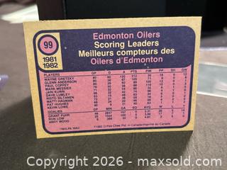 MaxSold Auction: 1982 83 OPC O-Pee-Chee #99 Wayne Gretzky VG-EX Team Leader, Collectable Trading Card - Aurora (Ontario, Canada) SELLER MANAGED Estate Sale Online Auction -  Closs Square
