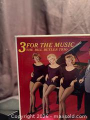 MaxSold Auction: “3 for the music” Vintage Vinyl. LP , The Bill Butler Trio , Signed - Aurora (Ontario, Canada) SELLER MANAGED Estate Sale Online Auction -  Closs Square