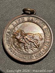 MaxSold Auction: Antique 1925 Royal Life Saving Society Medal Award C.Mitchell, 1 1/2” diam - Aurora (Ontario, Canada) SELLER MANAGED Estate Sale Online Auction -  Closs Square