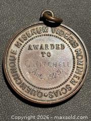 MaxSold Auction: Antique 1925 Royal Life Saving Society Medal Award C.Mitchell, 1 1/2” diam - Aurora (Ontario, Canada) SELLER MANAGED Estate Sale Online Auction -  Closs Square