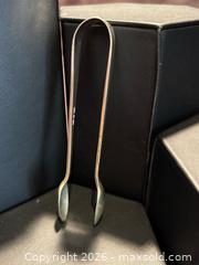 MaxSold Auction: Antique Silver Sugar Tongs , Approx 4” long - Aurora (Ontario, Canada) SELLER MANAGED Estate Sale Online Auction -  Closs Square