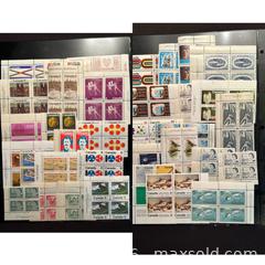MaxSold Auction: CANADA Collection of 35 Vintage Plate Blocks ( Inscription Blocks) , Mint Condition, 1960’ - Aurora (Ontario, Canada) SELLER MANAGED Estate Sale Online Auction -  Closs Square