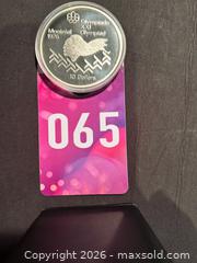 MaxSold Auction: Canada Olympic 10 Dollar Sterling Silver Coin , 45mm , 1.44 Troy oz - Aurora (Ontario, Canada) SELLER MANAGED Estate Sale Online Auction -  Closs Square