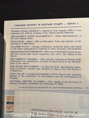 MaxSold Auction: Canada Souvenir Card $4 1962 , Stamp Collection - Aurora (Ontario, Canada) SELLER MANAGED Estate Sale Online Auction -  Closs Square