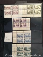 MaxSold Auction: Canada Stamp 1967 - Centennial Definitives - Inscription Blocks - Mint Condition - Aurora (Ontario, Canada) SELLER MANAGED Estate Sale Online Auction -  Closs Square