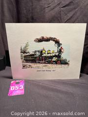 MaxSold Auction: Grand Trunk Railway 1867 Art Print by N. Mika - Aurora (Ontario, Canada) SELLER MANAGED Estate Sale Online Auction -  Closs Square