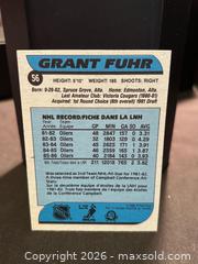 MaxSold Auction: Grant Fuhr 1986-87 OPC Hockey #56 Edmonton Oilers , Collectable Trading Card - Aurora (Ontario, Canada) SELLER MANAGED Estate Sale Online Auction -  Closs Square