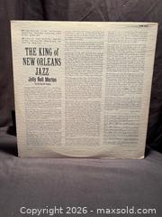 MaxSold Auction: Jelly Roll Morton The King Of New Orleans LP Jazz RCA VICTOR LPM1649 VINYL 1959  - Aurora (Ontario, Canada) SELLER MANAGED Estate Sale Online Auction -  Closs Square