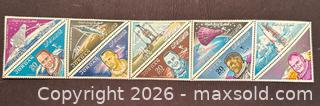 MaxSold Auction: Jordan Strip of Mint Stamps Honouring Astronauts 1964  Euro - Aurora (Ontario, Canada) SELLER MANAGED Estate Sale Online Auction -  Closs Square