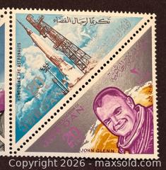 MaxSold Auction: Jordan Strip of Mint Stamps Honouring Astronauts 1964  Euro - Aurora (Ontario, Canada) SELLER MANAGED Estate Sale Online Auction -  Closs Square