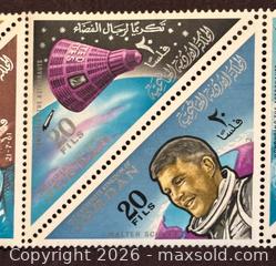 MaxSold Auction: Jordan Strip of Mint Stamps Honouring Astronauts 1964  Euro - Aurora (Ontario, Canada) SELLER MANAGED Estate Sale Online Auction -  Closs Square