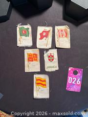 MaxSold Auction: Lot of 6 Vintage World Flags Tob Silks Premiums Cigarettes Early 1900s - Aurora (Ontario, Canada) SELLER MANAGED Estate Sale Online Auction -  Closs Square