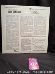 MaxSold Auction: Louis Armstrong Lp The Best Of (1957) - Vg++ / Vg++ (in shrink), Original , Unopened  - Aurora (Ontario, Canada) SELLER MANAGED Estate Sale Online Auction -  Closs Square