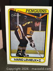 MaxSold Auction: Mario Lemieux 1990-91 O-Pee-Chee #175 Pittsburgh Penguins, HOF Collectable Trading Card - Aurora (Ontario, Canada) SELLER MANAGED Estate Sale Online Auction -  Closs Square