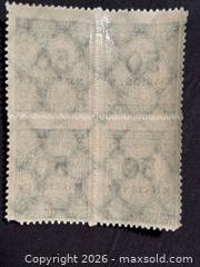 MaxSold Auction: MNH stamp block Overprint 50 Million , Weimar German Republic 1923 - Aurora (Ontario, Canada) SELLER MANAGED Estate Sale Online Auction -  Closs Square