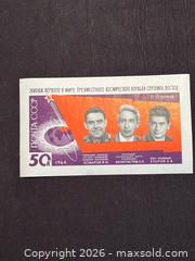 MaxSold Auction: Russia USSR 1964 ORIGINAL Souvenir Sheet , Special Postage Stamp , Mint Condition  - Aurora (Ontario, Canada) SELLER MANAGED Estate Sale Online Auction -  Closs Square