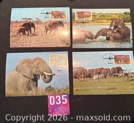 MaxSold Auction: Uganda 1983 WWF, Fauna, Animals, Elephants - Maxi Cards  - Aurora (Ontario, Canada) SELLER MANAGED Estate Sale Online Auction -  Closs Square