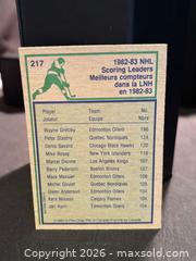 MaxSold Auction: Wayne Gretzky 1983-84 O-Pee-Chee #217 NHL Scoring Leader - Edmonton Oilers, Collectable Tr - Aurora (Ontario, Canada) SELLER MANAGED Estate Sale Online Auction -  Closs Square