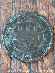 MaxSold Auction: 1882 Dark Toned Large Cent Victoria - Kingston (Ontario, Canada) SELLER MANAGED Downsizing Online Auction - Railway
